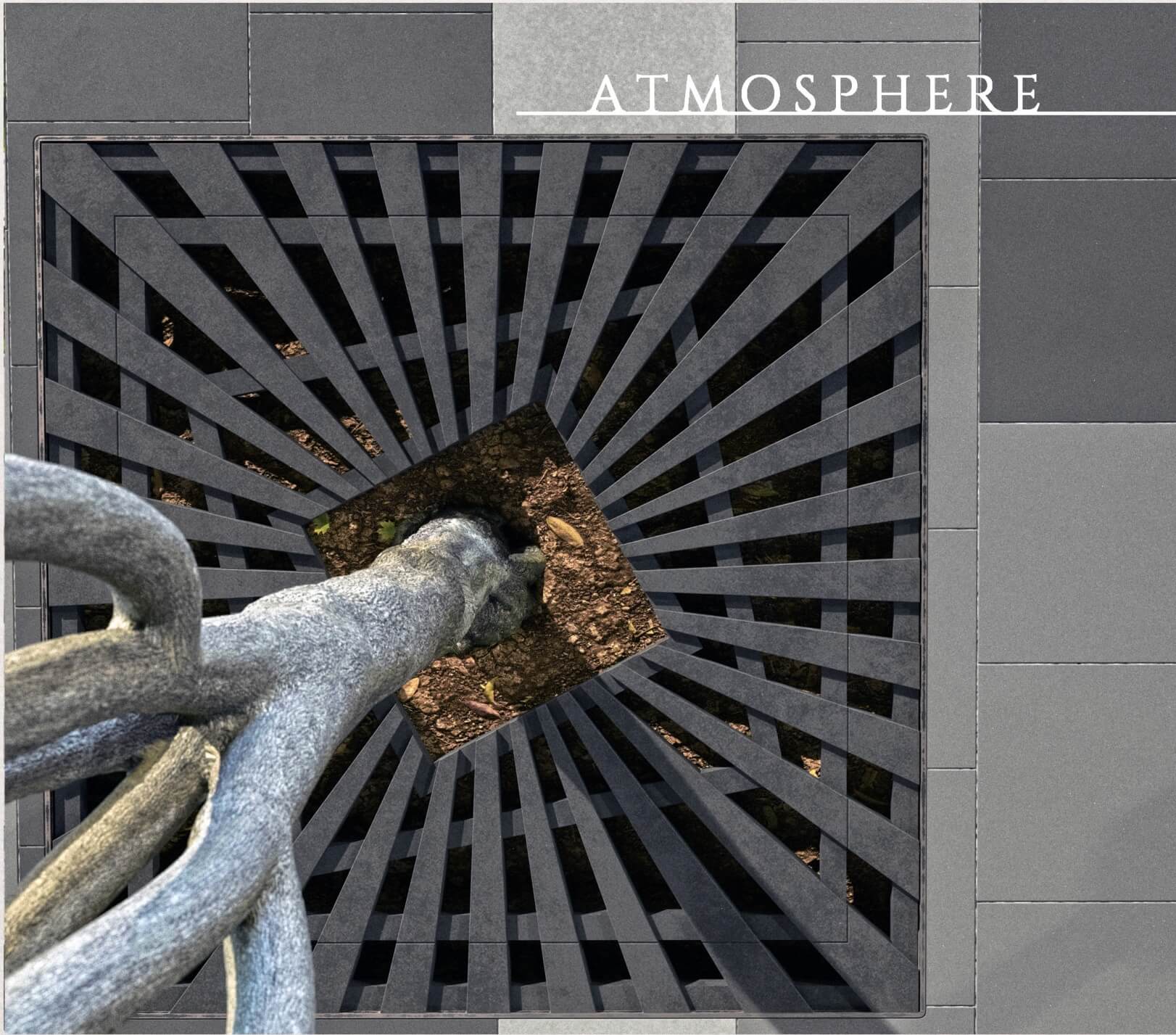 Приствольная решетка для дерева ZKING ATMOSPHERE 1.2х1.2м Черная в Тамбове фото