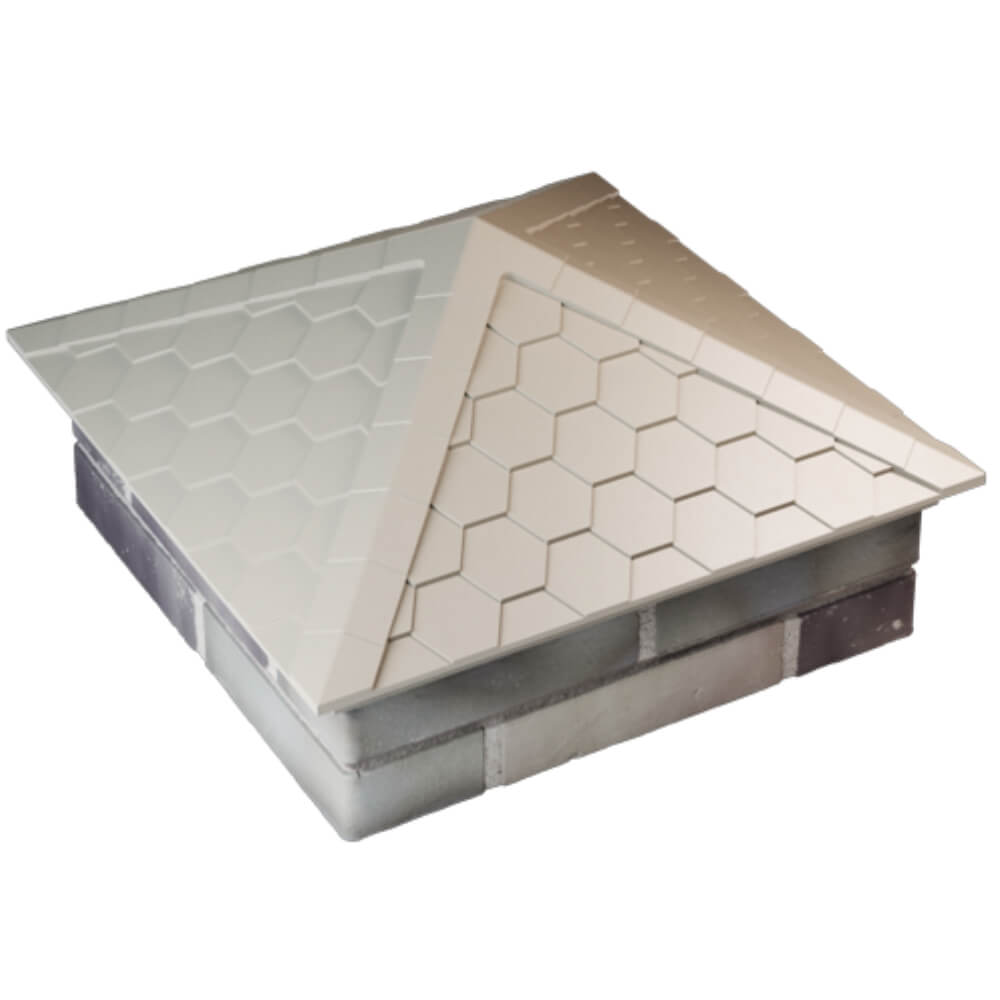 Колпак Zking Эверест Бежевый на столб 2х2 кирпича (535х535мм) Тамбов фото