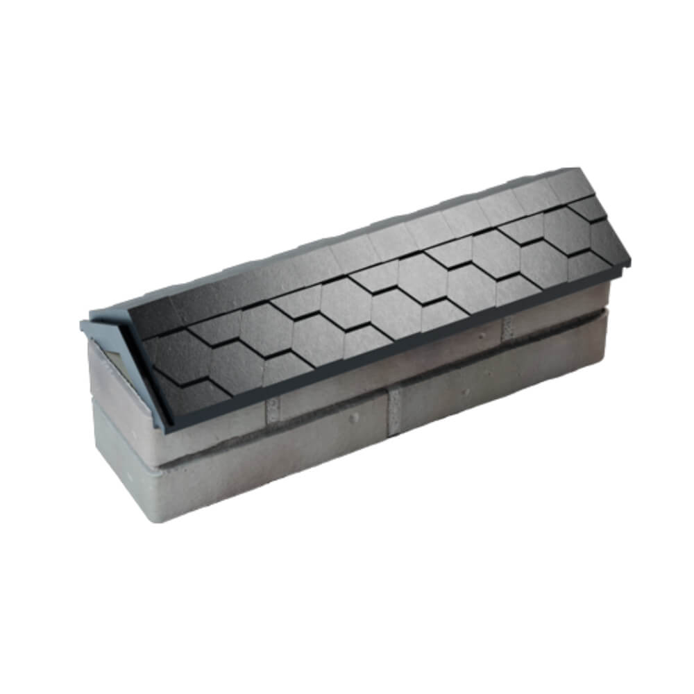 Парапет Zking Эверест Черный с посадкой на 0.5 кирпича (130мм) в Тамбове фото