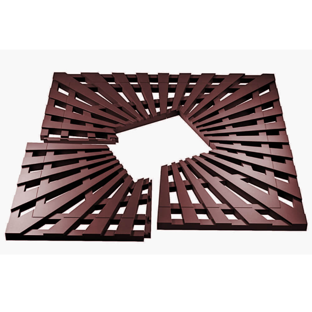 Приствольная решетка для дерева ZKING ATMOSPHERE 1.2х1.2м Коричневая в Тамбове фото