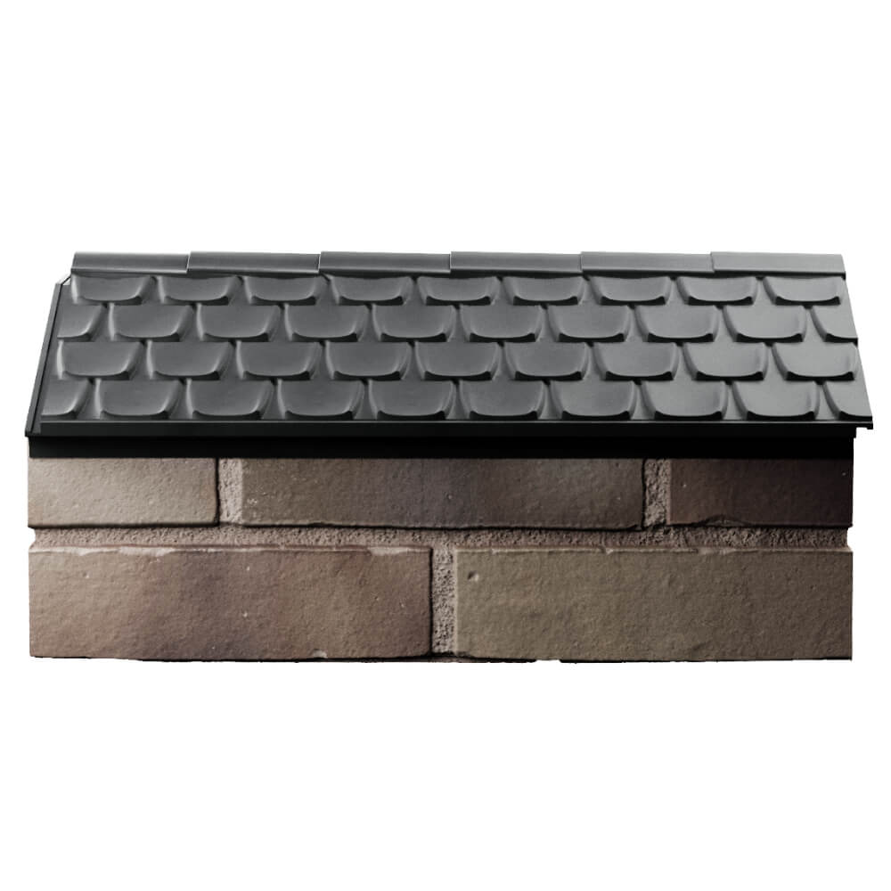 Парапет Zking Эльбрус Серый с посадкой на 1 кирпич (255мм) в Тамбове фото