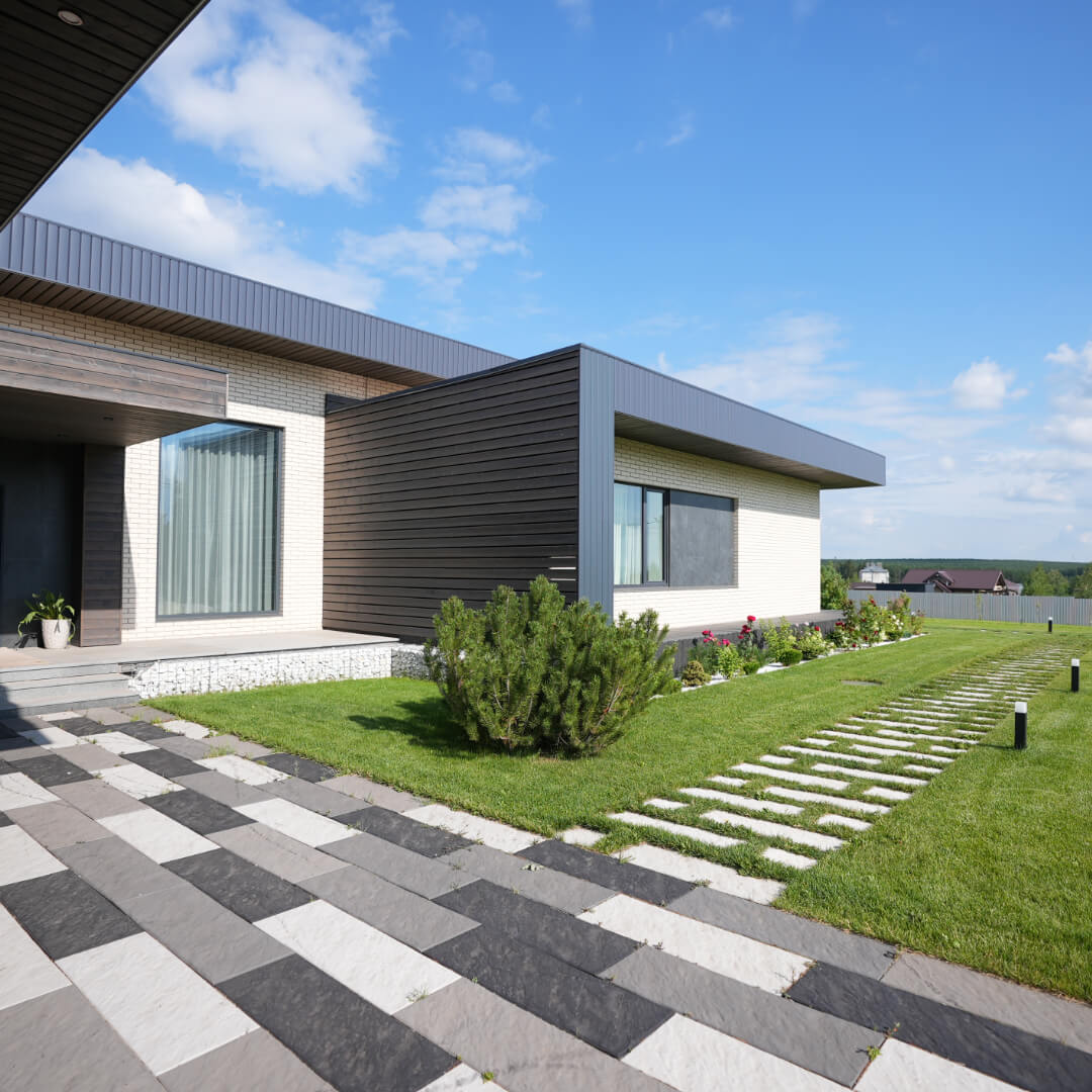 Шаговая плита STONE Черный Сланец 990х330х55мм в Тамбове фото