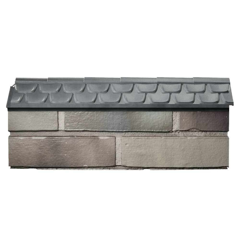 Парапет Zking Эльбрус Серый с посадкой на 0.5 кирпича (130мм) в Тамбове фото