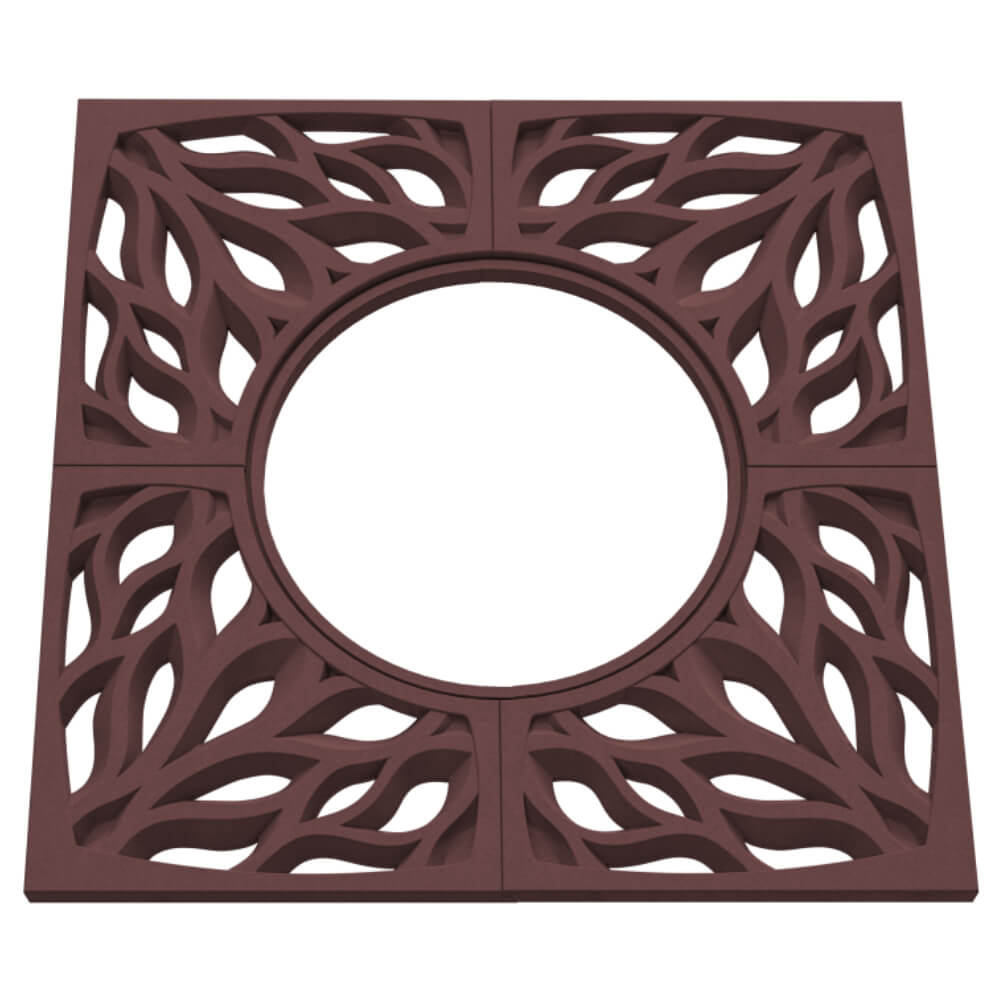 Приствольная решетка для дерева ZKING CRUST 1.2х1.2м Коричневая в Тамбове фото