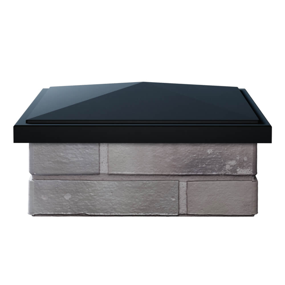 Колпак Zking БонаМоно Черный на столб 1.5х1.5 кирпича (385х385, 400х400мм) Тамбов фото