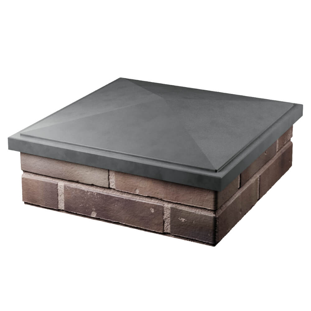 Колпак Zking БонаМоно Серый на столб 2х2 кирпича (515х515, 530х530мм) в Тамбове фото