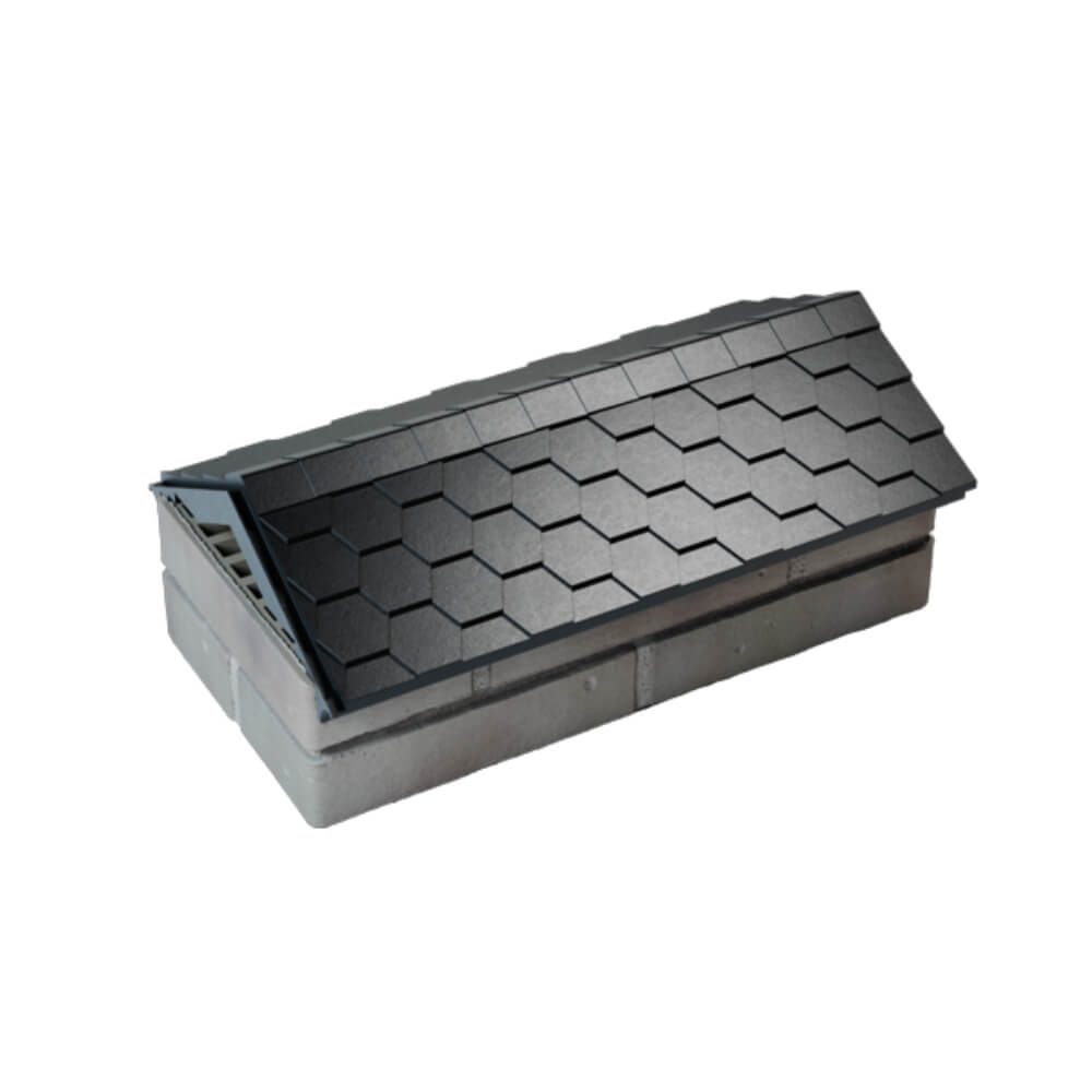 Парапет Zking Эверест Черный с посадкой на 1 кирпич (200/225/255мм) в Тамбове фото