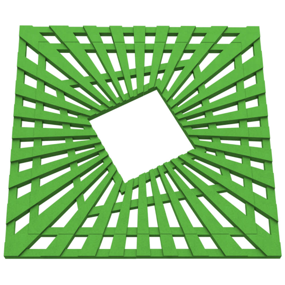 Приствольная решетка для дерева ZKING ATMOSPHERE 1.2х1.2м Зеленая в Тамбове фото