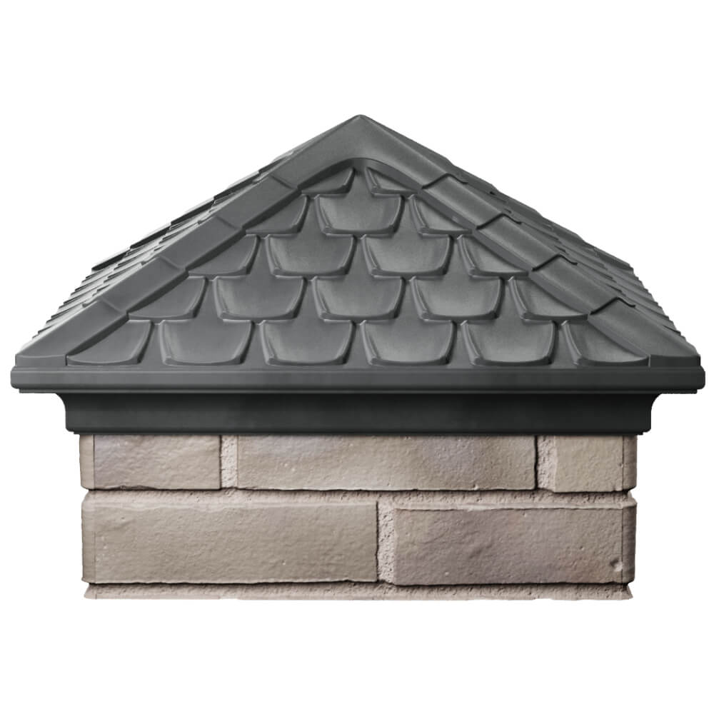 Колпак Zking Эльбрус Серый на столб 1.5х1.5 кирпича (385х385мм) Тамбов фото