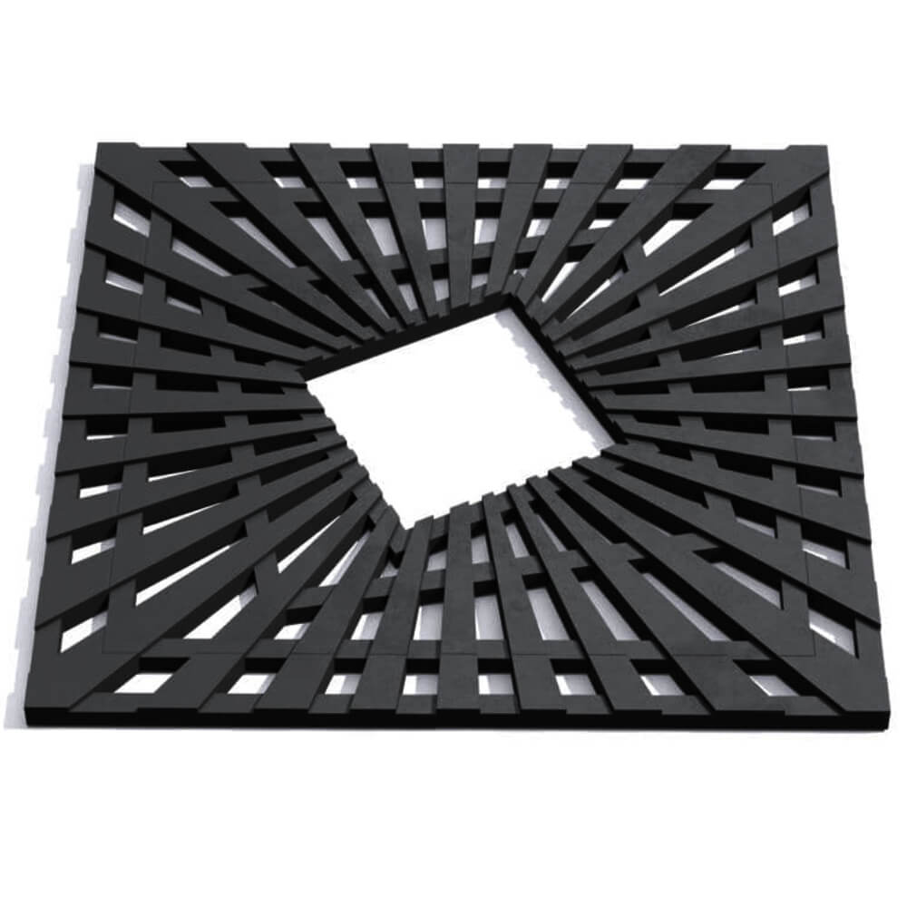 Приствольная решетка для дерева ZKING ATMOSPHERE 1.2х1.2м Черная Тамбов фото