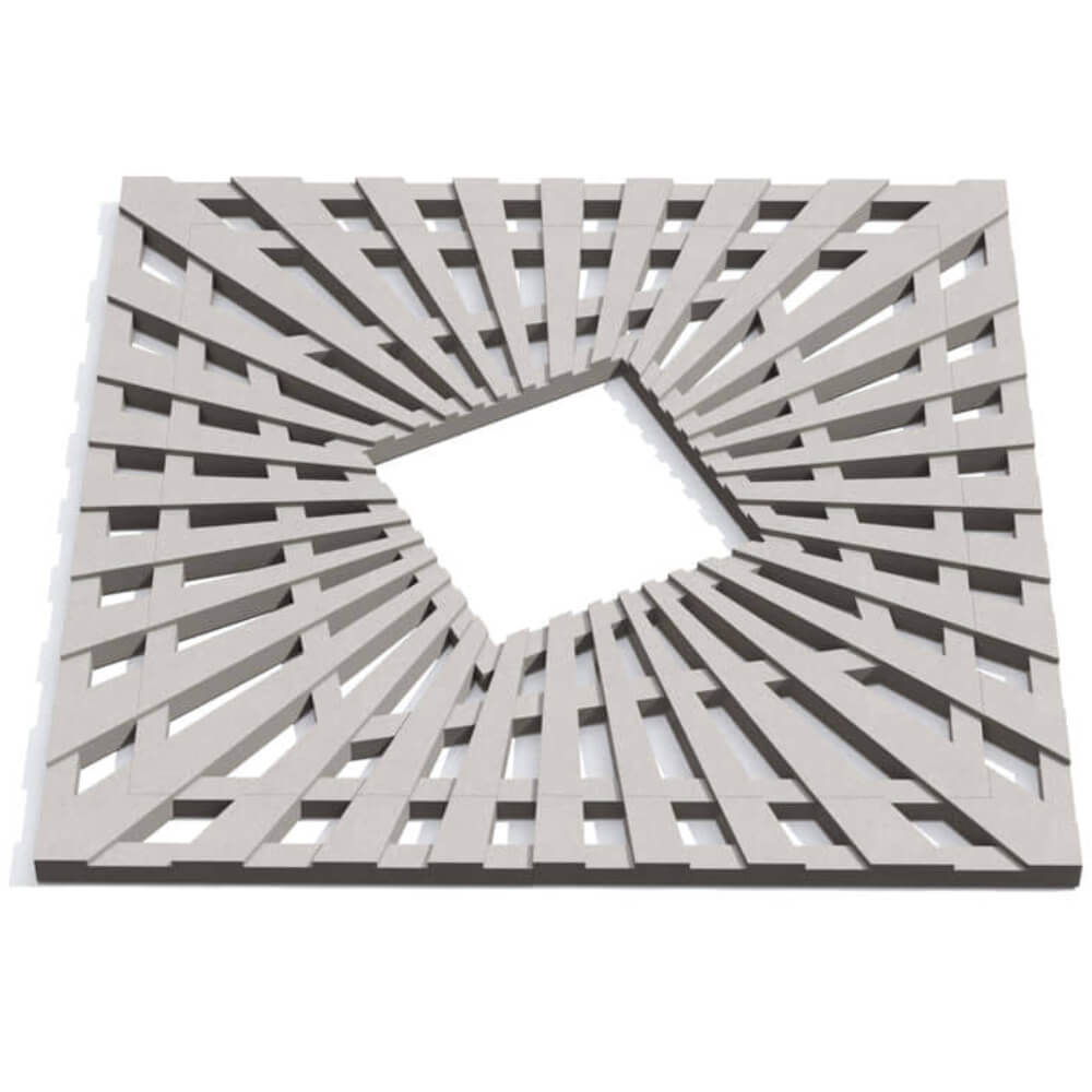 Приствольная решетка для дерева ZKING ATMOSPHERE 1.2х1.2м Бежевая Тамбов фото