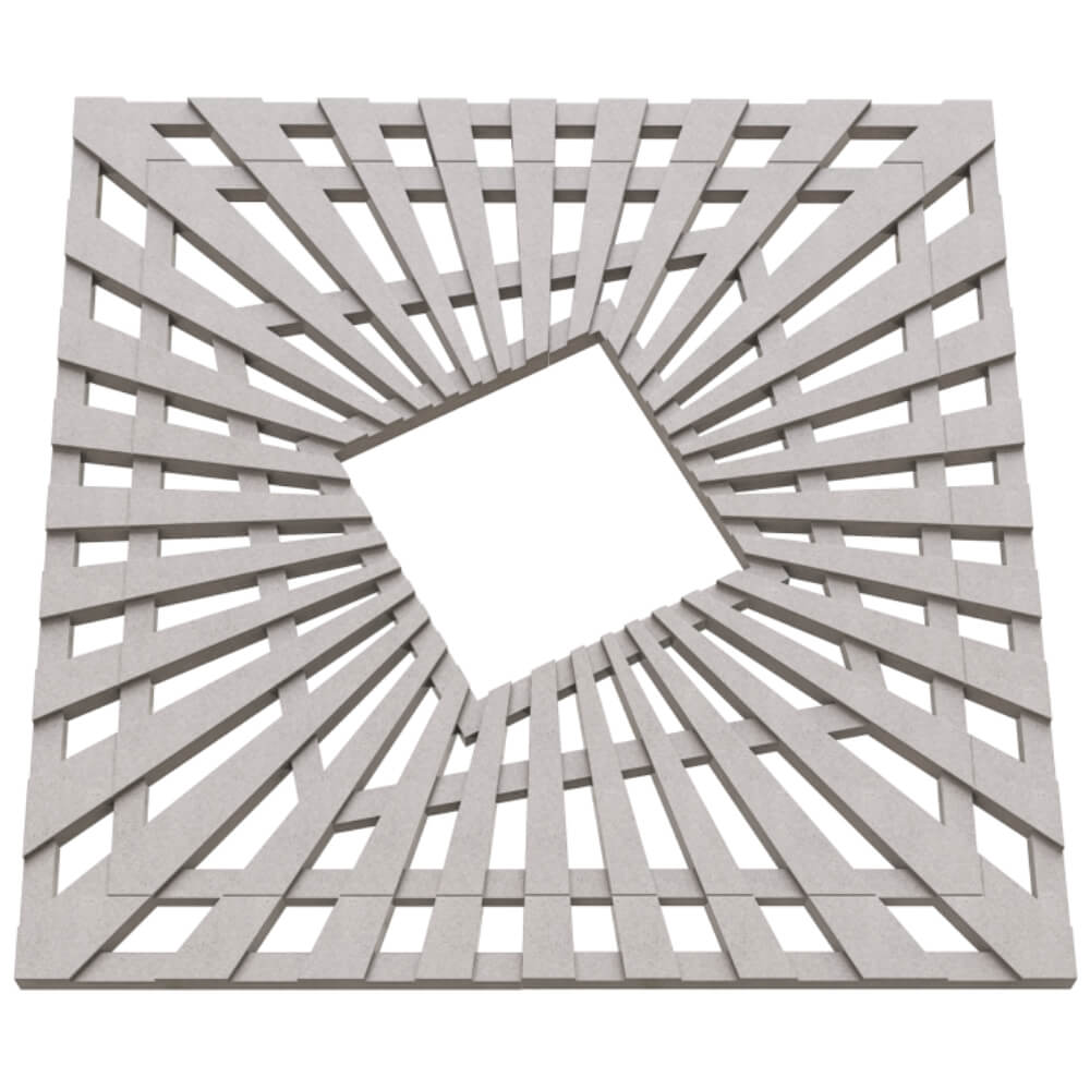 Приствольная решетка для дерева ZKING ATMOSPHERE 1.2х1.2м Бежевая в Тамбове фото