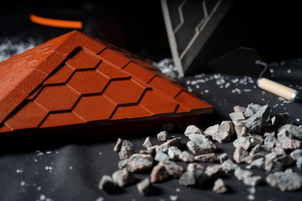 Колпак Zking Эверест Красный на столб 1.5х1.5 кирпича (390х390мм) в Тамбове фото