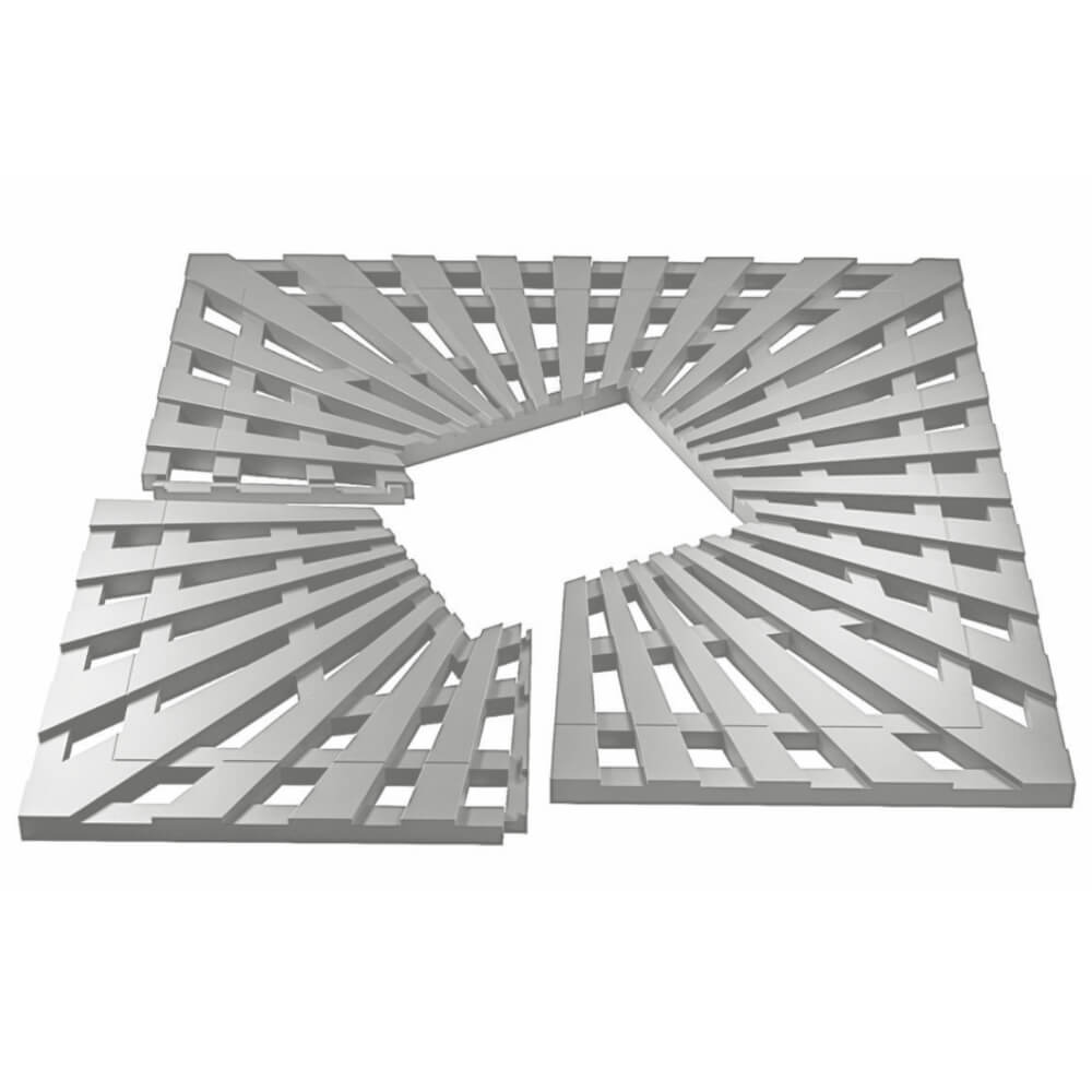 Приствольная решетка для дерева ZKING ATMOSPHERE 1.2х1.2м Бежевая в Тамбове фото