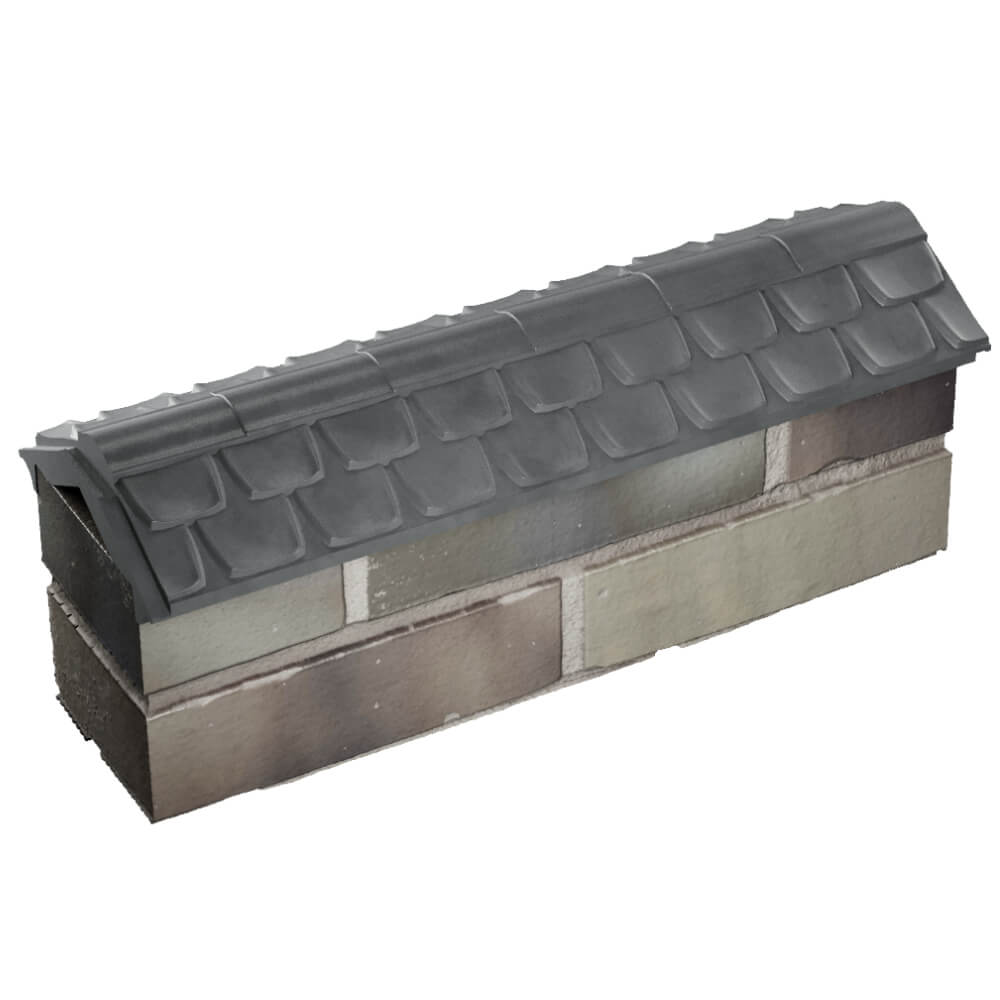 Парапет Zking Эльбрус Серый с посадкой на 0.5 кирпича (130мм) в Тамбове фото