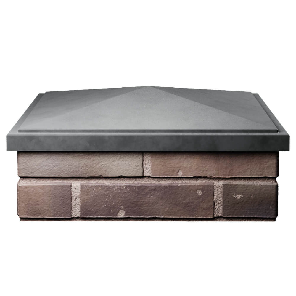 Колпак Zking БонаМоно Серый на столб 2х2 кирпича (515х515, 530х530мм) Тамбов фото