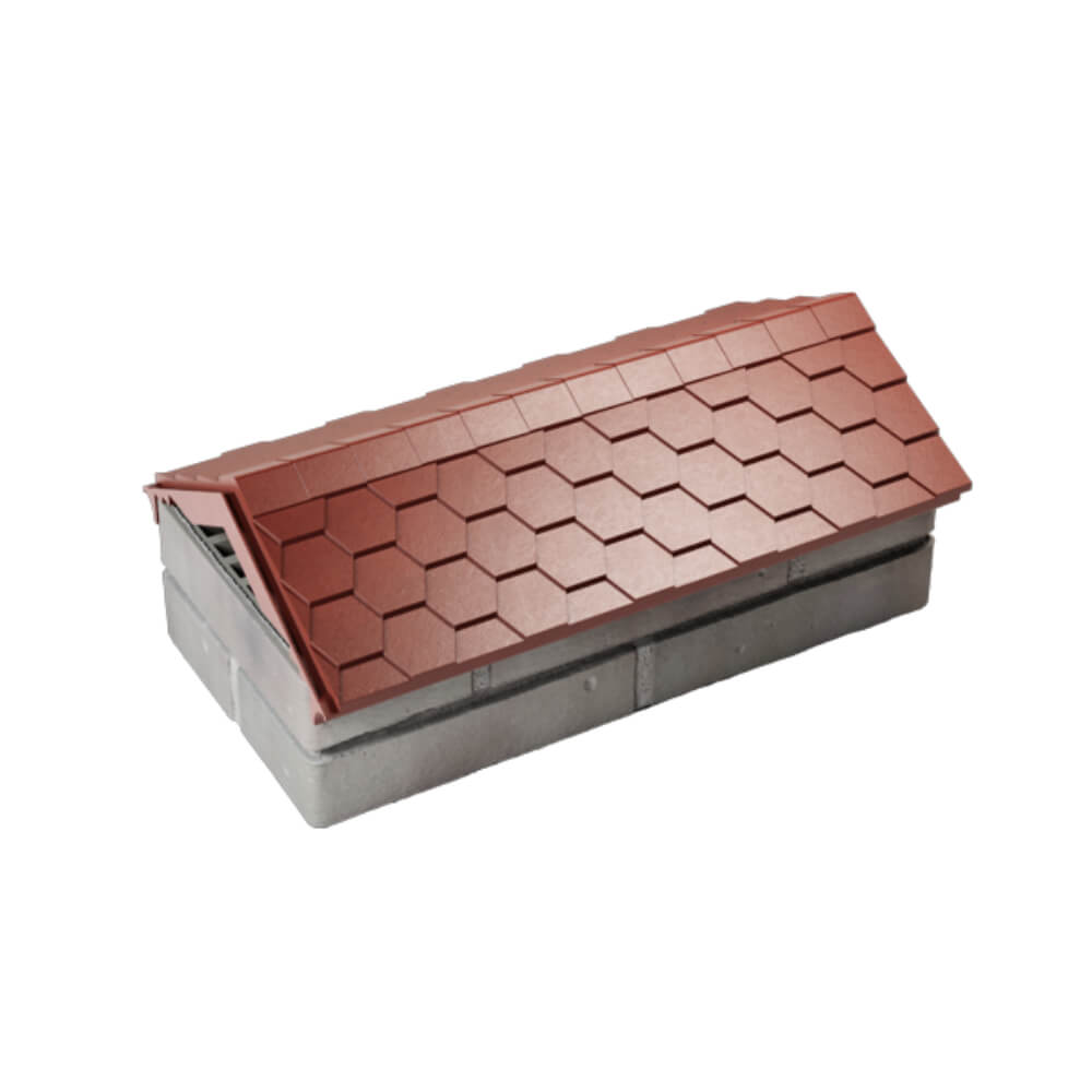 Парапет Zking Эверест Красный с посадкой на 1 кирпич (200/225/255мм) в Тамбове фото
