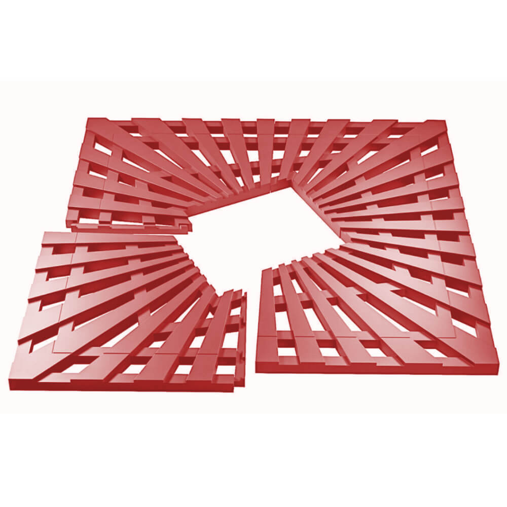 Приствольная решетка для дерева ZKING ATMOSPHERE 1.2х1.2м Красная в Тамбове фото