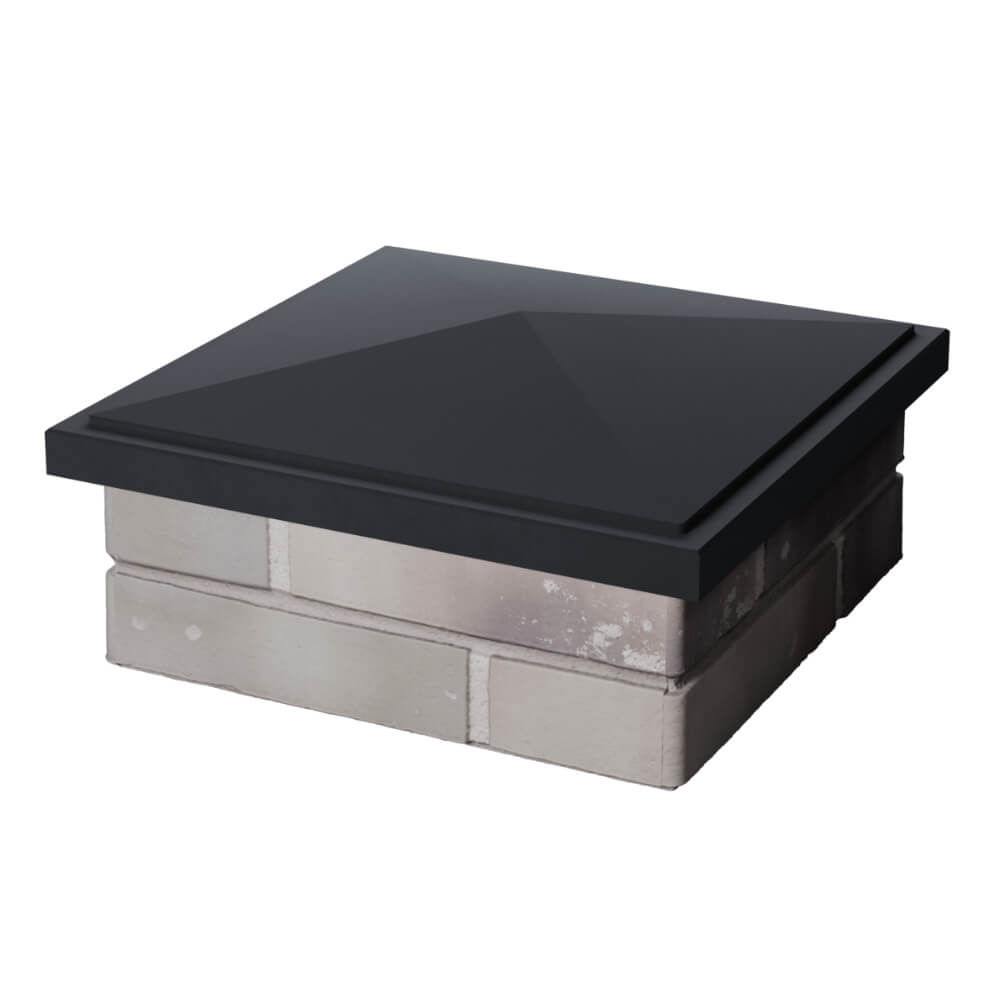 Колпак Zking БонаМоно Серый на столб 1.5х1.5 кирпича (385х385, 400х400мм) в Тамбове фото