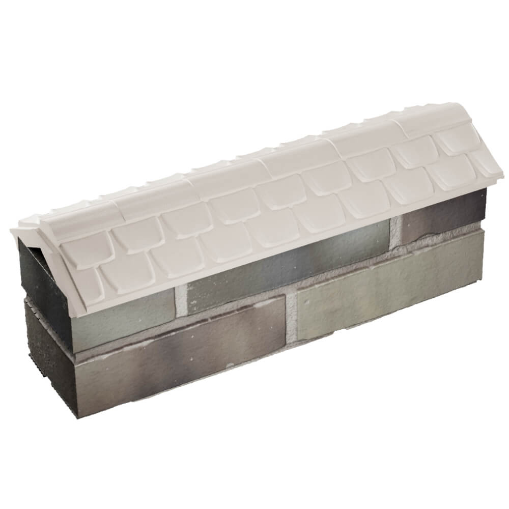 Парапет Zking Эльбрус Бежевый с посадкой на 0.5 кирпича (130мм) в Тамбове фото