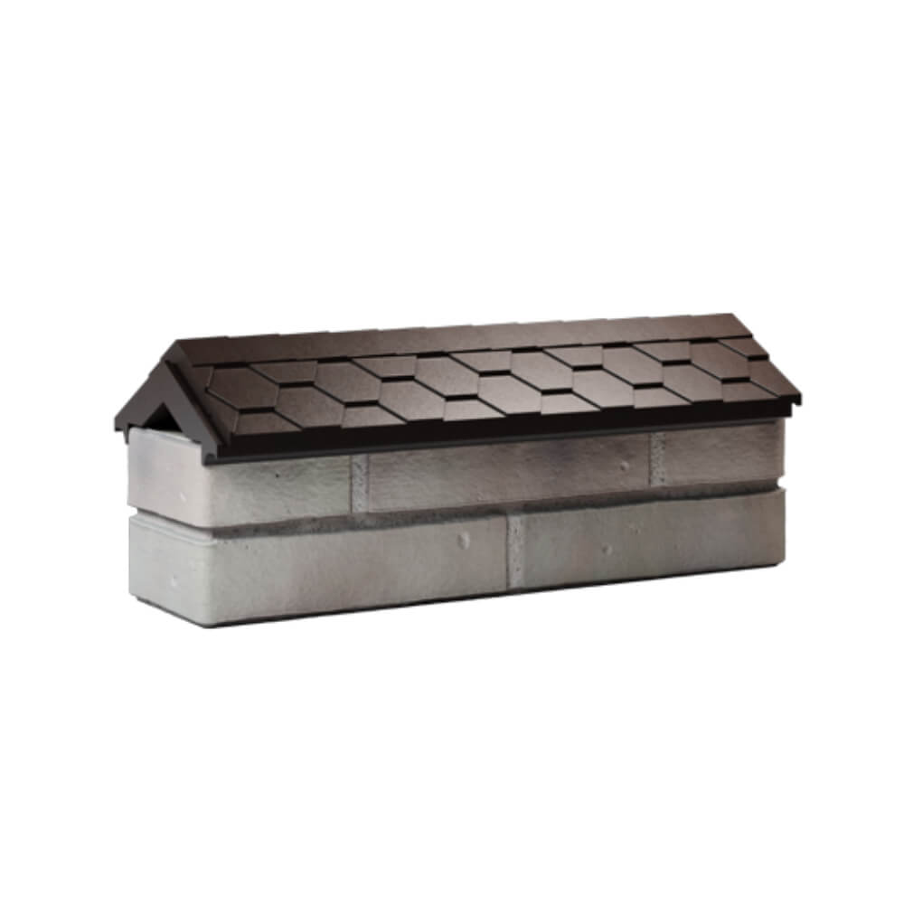 Парапет Zking Эверест Коричневый с посадкой на 0.5 кирпича (130мм) Тамбов фото