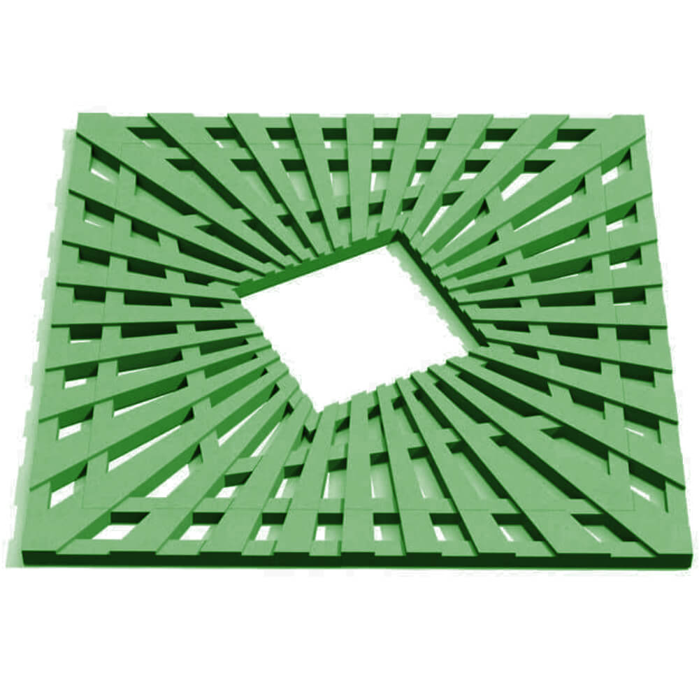 Приствольная решетка для дерева ZKING ATMOSPHERE 1.2х1.2м Зеленая Тамбов фото