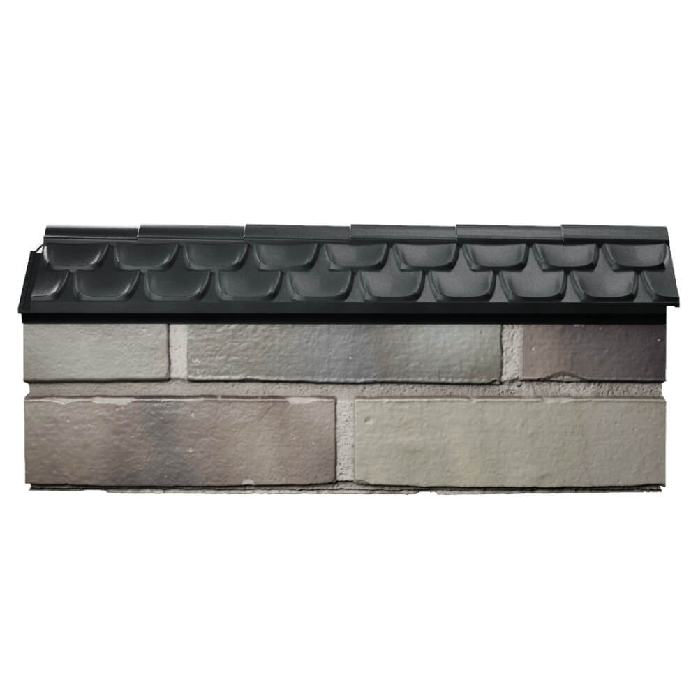 Парапет Zking Эльбрус Черный с посадкой на 0.5 кирпича (130мм) в Тамбове фото