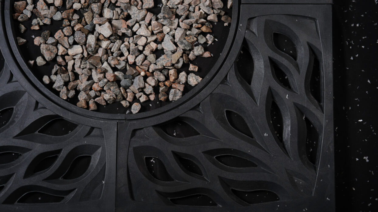 Приствольная решетка для дерева ZKING CRUST 1.2х1.2м Черная в Тамбове фото