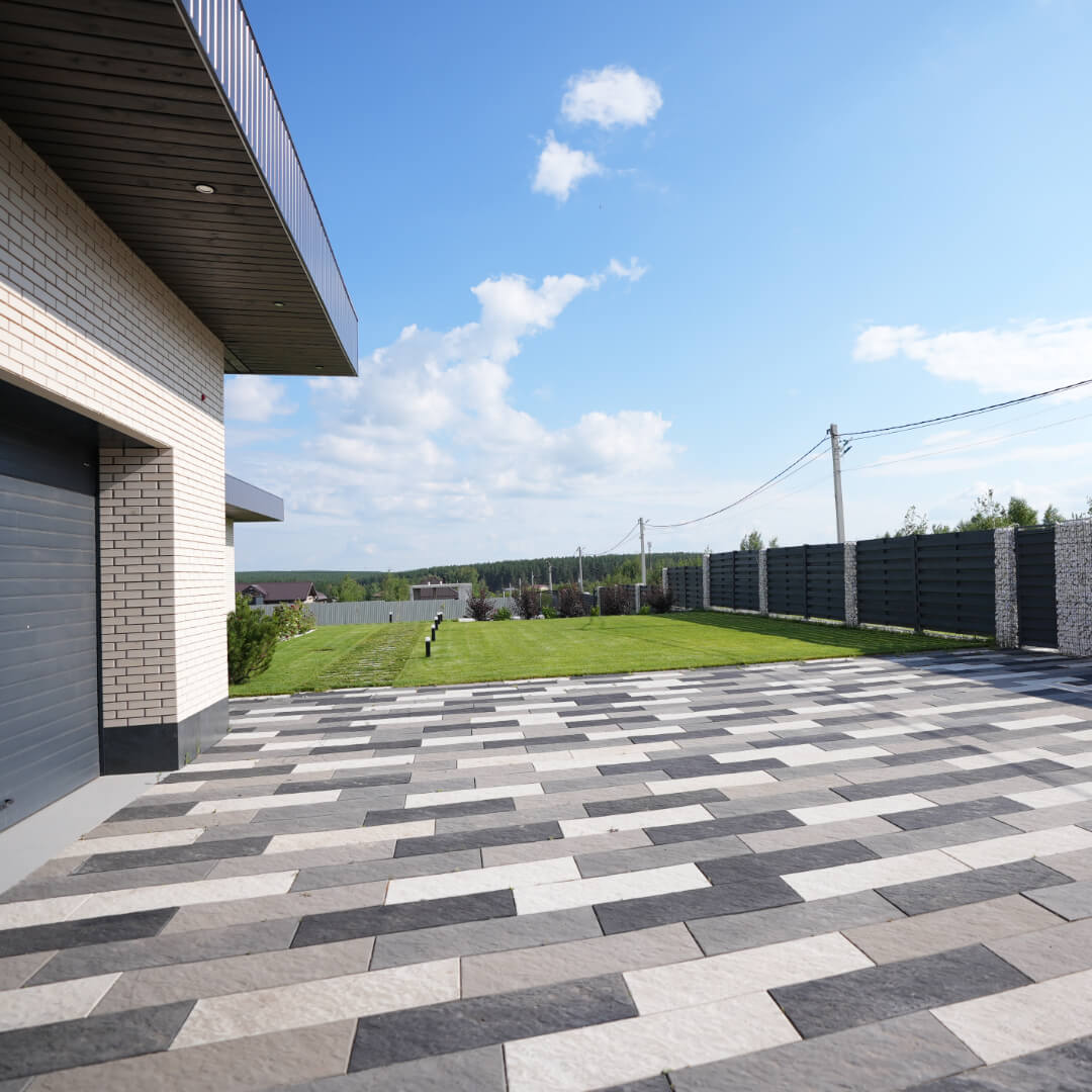 Шаговая плита STONE Черный Сланец 990х330х55мм в Тамбове фото